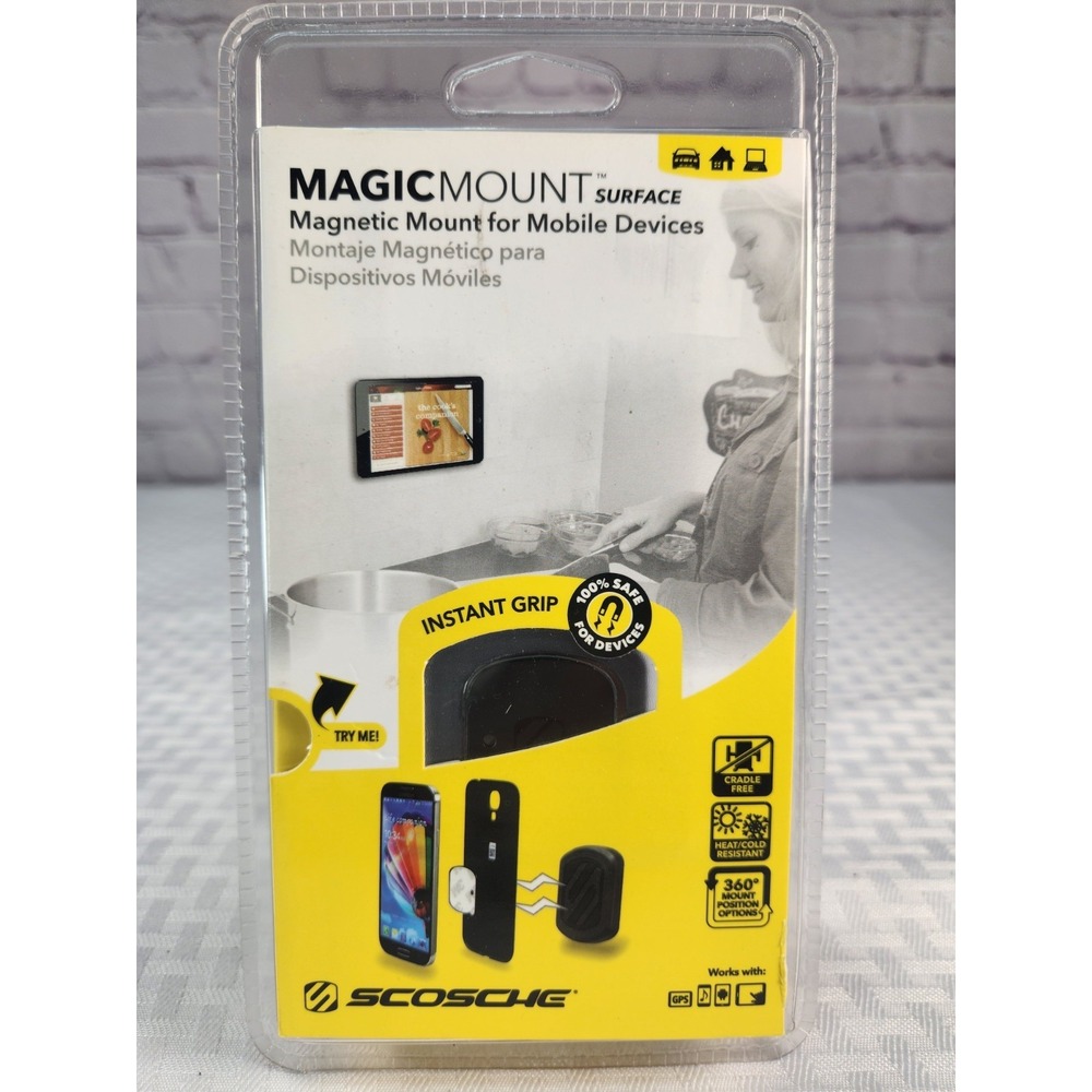 SCOSCHE MAGIC MOUNT Car Cell Phone Tablet Gps Cradle Mobile Device Holder Magnet